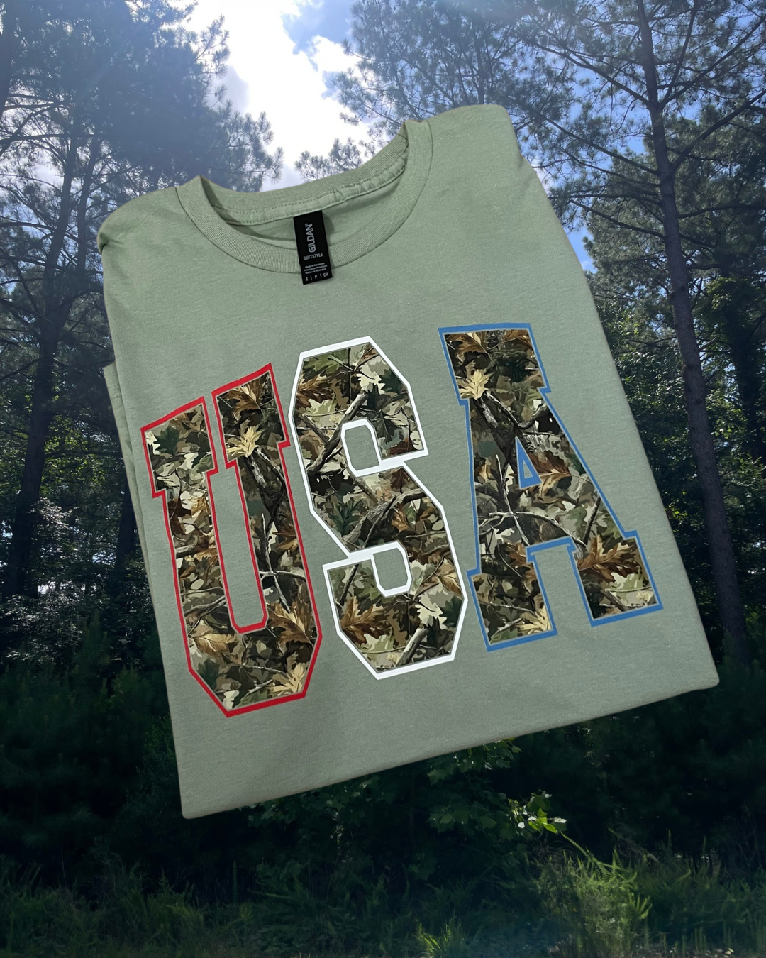 Camo USA T-shirt
