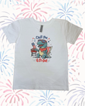 CHILL THE 4TH OUT Toddler 4T Tee