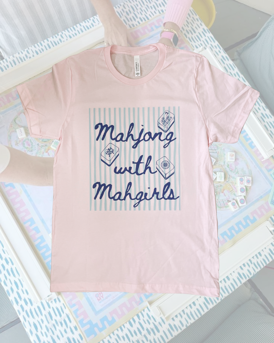 MAHJONG WITH MAHGIRLS Tee