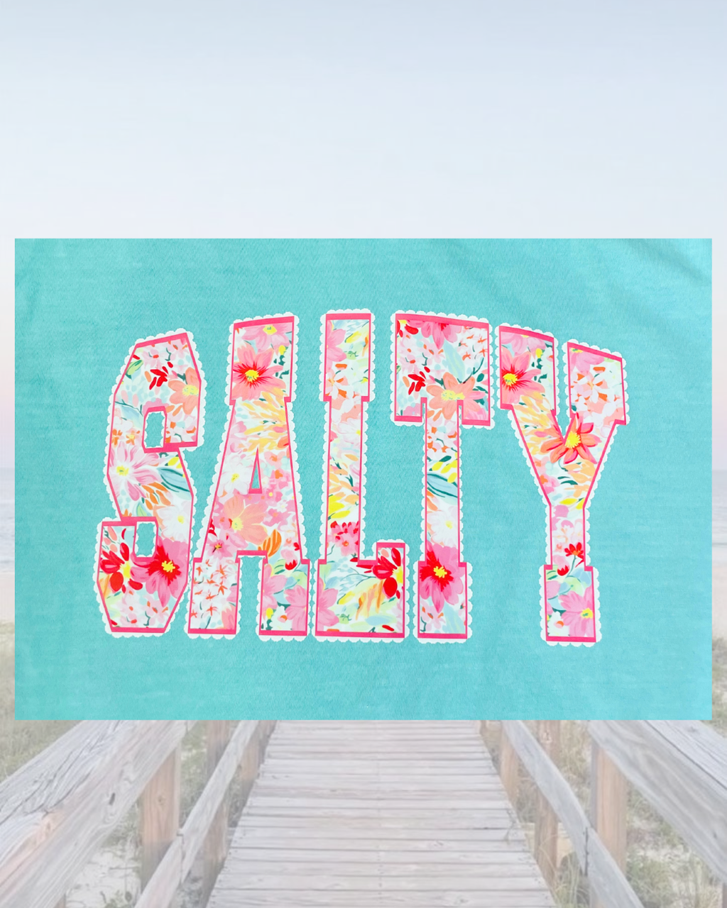 SALTY tropical floral tee