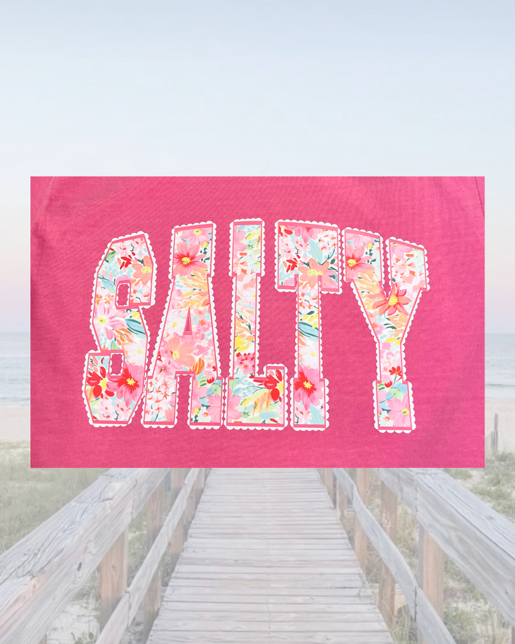 SALTY tropical floral tee