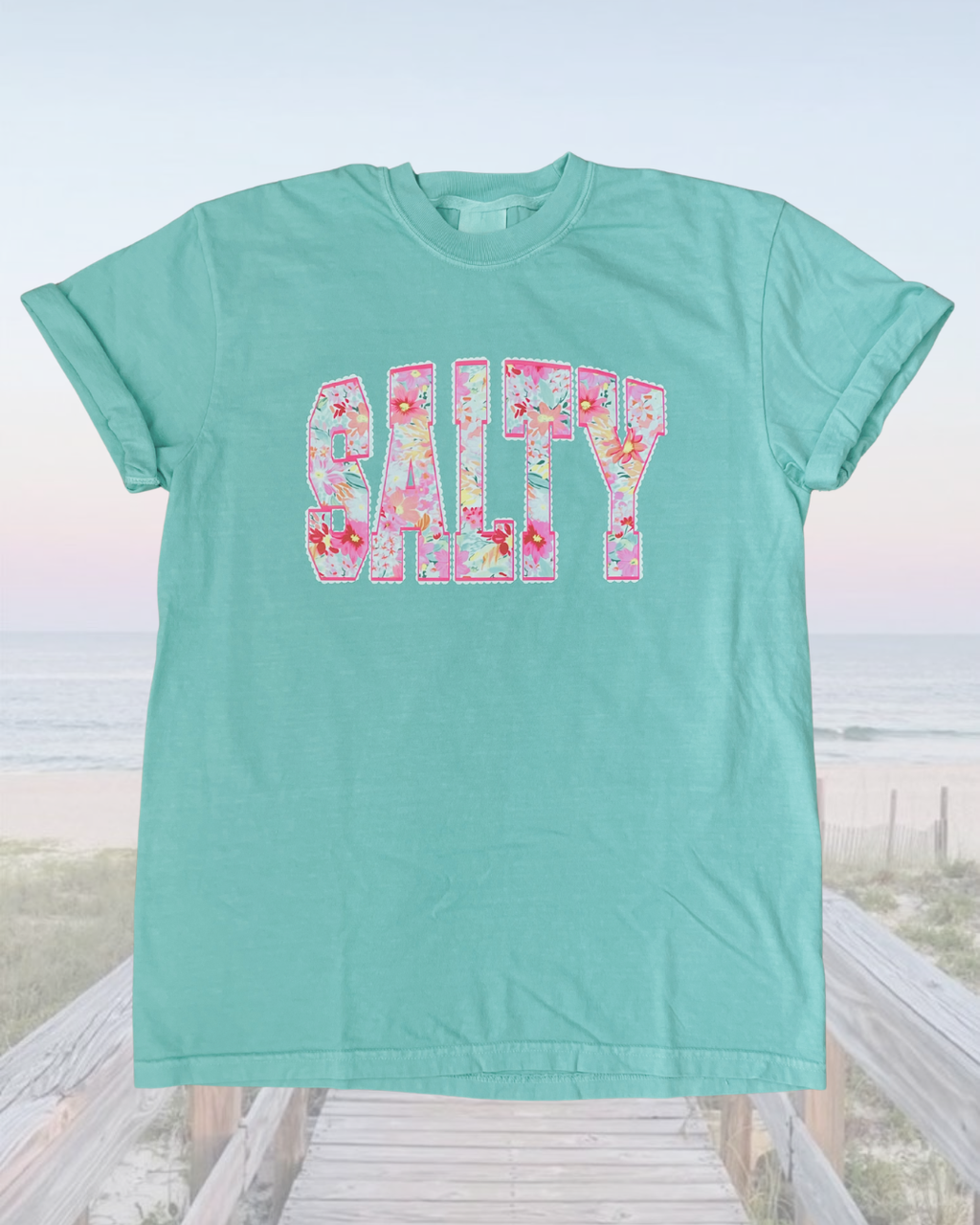 SALTY tropical floral tee