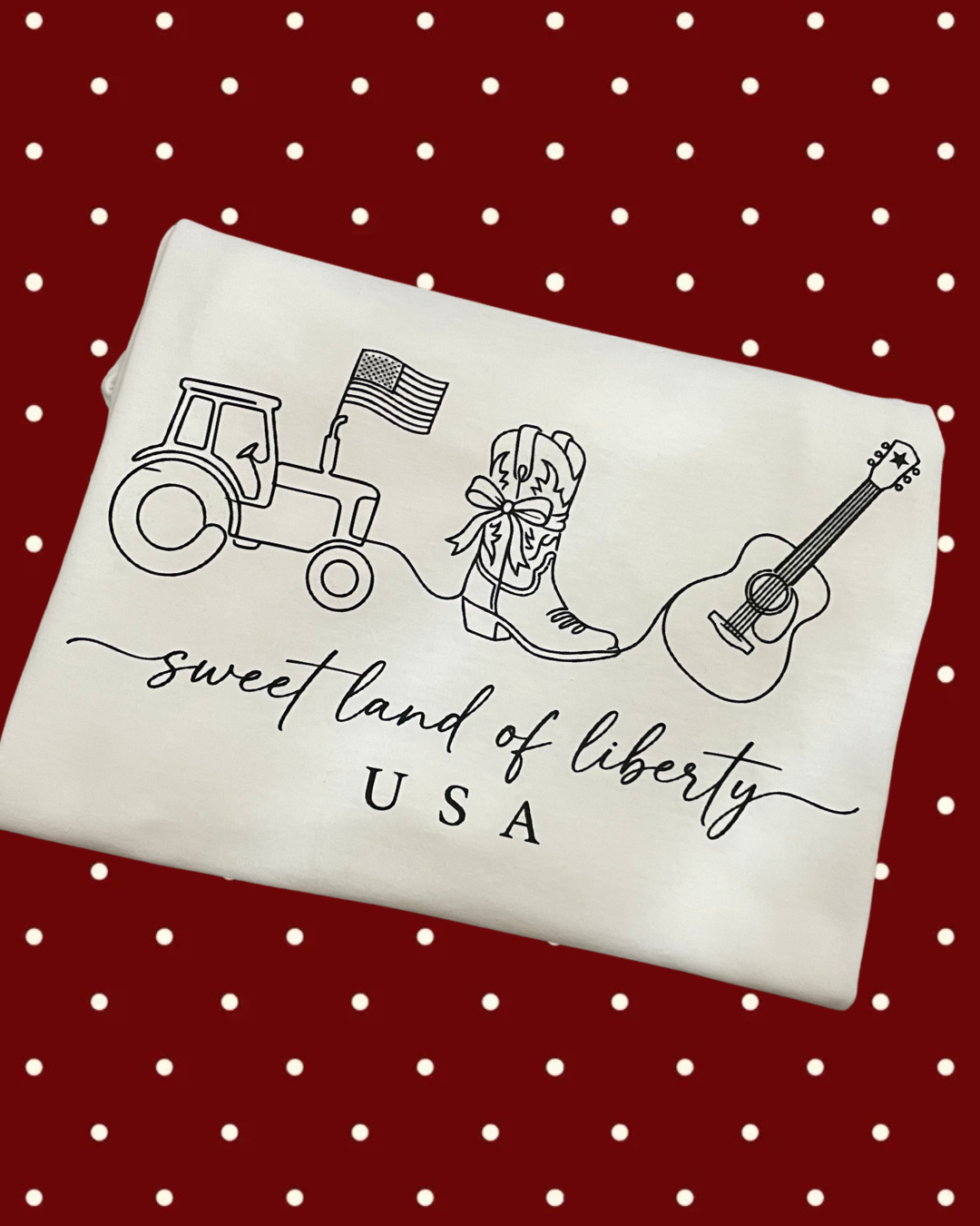 Sweet Land of Liberty USA T-shirt